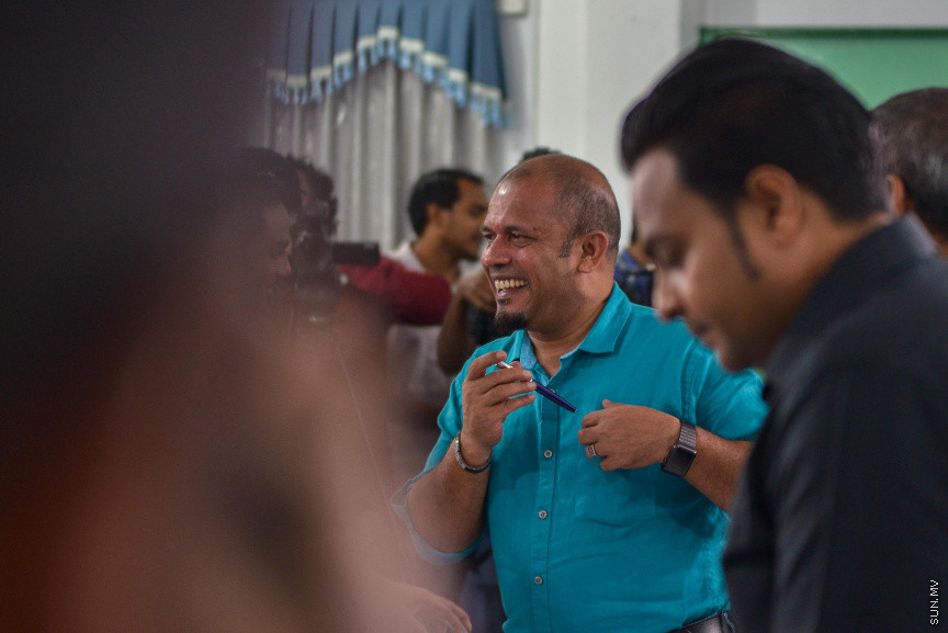 މިއަހަރުގެ ރިޔާސީ އިންތިޚާބު ބާއްވާނެ ތާރީހެއް އިއުލާންކުރުމަށް ބޭއްވި ރަސްމިއްޔާތުގެ ތެރެއިން: މިއަހަރުގެ ރިޔާސީ އިންތިޚާބު ސެޕްޓެމްބަރު މަހުގެ 23 ވަނަ ދުވަހު ބާއްވާގޮތަށް ނިންމައި އެކަން ވަނީ އިއުލާން ކޮށްފަ---ސަން ފޮޓޯ/ މުހައްމަދު އަފްރާހް 