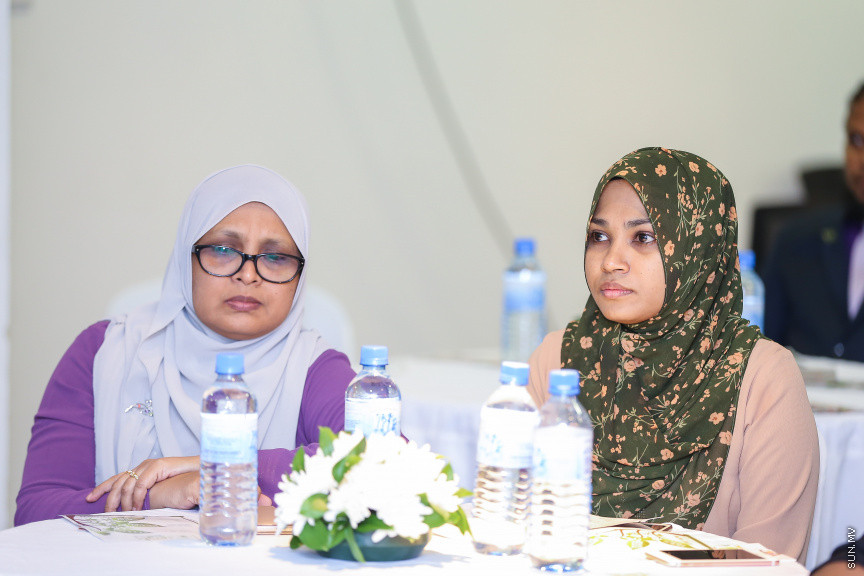 ޖުލައި 11، 2018: އެވިޑް ކޮލެޖުގެ "މާސްޓާސް އޮފް ޓީޗިންގްއިން އިންކްލޫސިވް އެންޑް ސްޕެޝަލް އެޑިއުކޭޝަން" ޕްރޮގްރާމް އިފްތިތާހްކުރުމަށް ބޭއްވި ރަސްމިއްޔާތުގެ ތެރެއިން -- ސަން ފޮޓޯ/ ފަޔާޒު މޫސާ