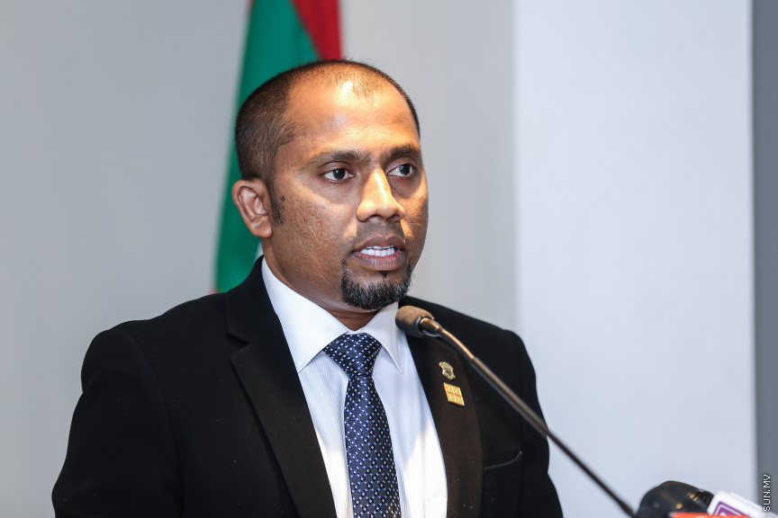 ޖުލައި 11، 2018: އެވިޑް ކޮލެޖުގެ "މާސްޓާސް އޮފް ޓީޗިންގްއިން އިންކްލޫސިވް އެންޑް ސްޕެޝަލް އެޑިއުކޭޝަން" ޕްރޮގްރާމް އިފްތިތާހްކުރުމަށް ބޭއްވި ރަސްމިއްޔާތުގެ ތެރެއިން -- ސަން ފޮޓޯ/ ފަޔާޒު މޫސާ