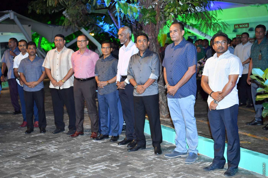 ޖުލައި 23، 2018: މާލޭ ހުޅަނގުފަރާތު ހާބަރު ސަރަހައްދުގައި ތަރައްގީ ކުރި ފުޑްކޯޓު (ރާވެރިބޭ ކޮއްތު ވެނި) ރަސްމީކޮށް ހުޅުވުން -- ފޮޓޯ/ ރައީސް އޮފީސް