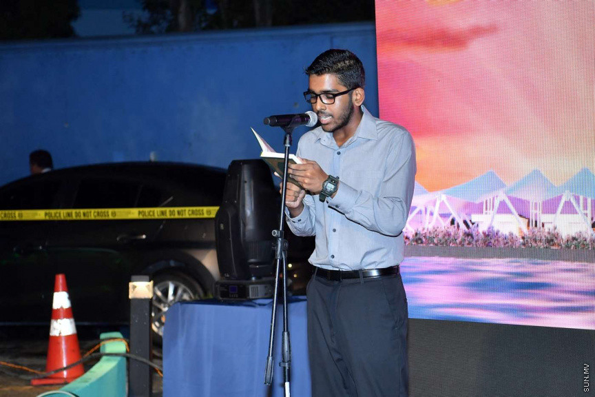 ޖުލައި 23، 2018: މާލޭ ހުޅަނގުފަރާތު ހާބަރު ސަރަހައްދުގައި ތަރައްގީ ކުރި ފުޑްކޯޓު (ރާވެރިބޭ ކޮއްތު ވެނި) ރަސްމީކޮށް ހުޅުވުން -- ފޮޓޯ/ ރައީސް އޮފީސް