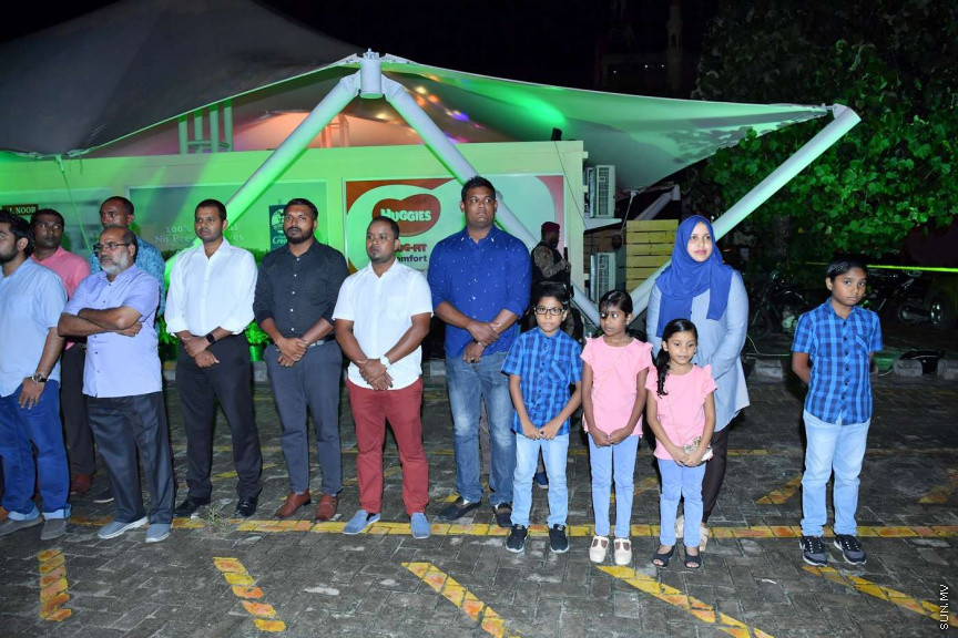 ޖުލައި 23، 2018: މާލޭ ހުޅަނގުފަރާތު ހާބަރު ސަރަހައްދުގައި ތަރައްގީ ކުރި ފުޑްކޯޓު (ރާވެރިބޭ ކޮއްތު ވެނި) ރަސްމީކޮށް ހުޅުވުން -- ފޮޓޯ/ ރައީސް އޮފީސް