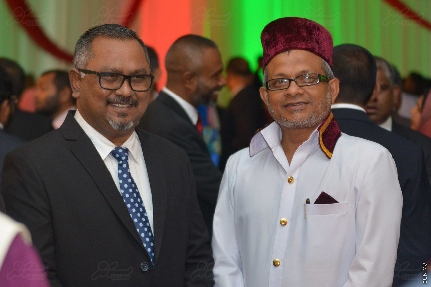 25 ޖުލައި 2018: ދިވެހި ރާއްޖޭގެ 53 ވަނަ މިނިވަންދުވަހުގެ ރަސްމީ ބައްދަލުވުމުގެ ތެރެއިން---ސަން ފޮޓޯ/ މުހައްމަދު އަފްރާހް