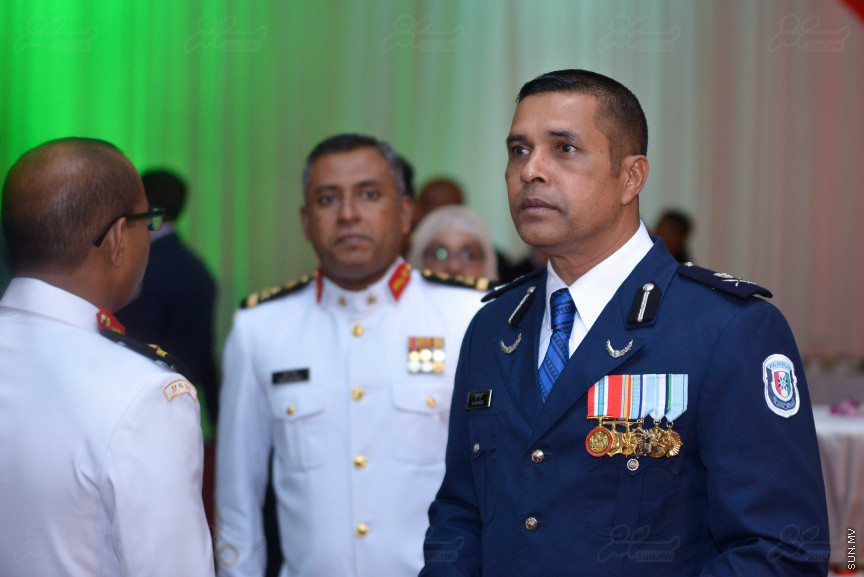 25 ޖުލައި 2018: ދިވެހި ރާއްޖޭގެ 53 ވަނަ މިނިވަންދުވަހުގެ ރަސްމީ ބައްދަލުވުމުގެ ތެރެއިން---ސަން ފޮޓޯ/ މުހައްމަދު އަފްރާހް