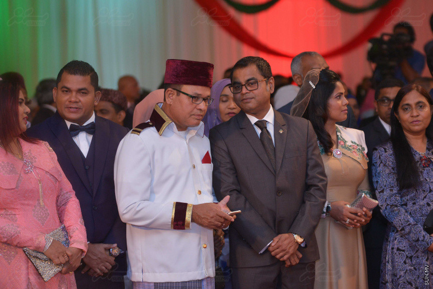 25 ޖުލައި 2018: ދިވެހި ރާއްޖޭގެ 53 ވަނަ މިނިވަންދުވަހުގެ ރަސްމީ ބައްދަލުވުމުގެ ތެރެއިން---ސަން ފޮޓޯ/ މުހައްމަދު އަފްރާހް
