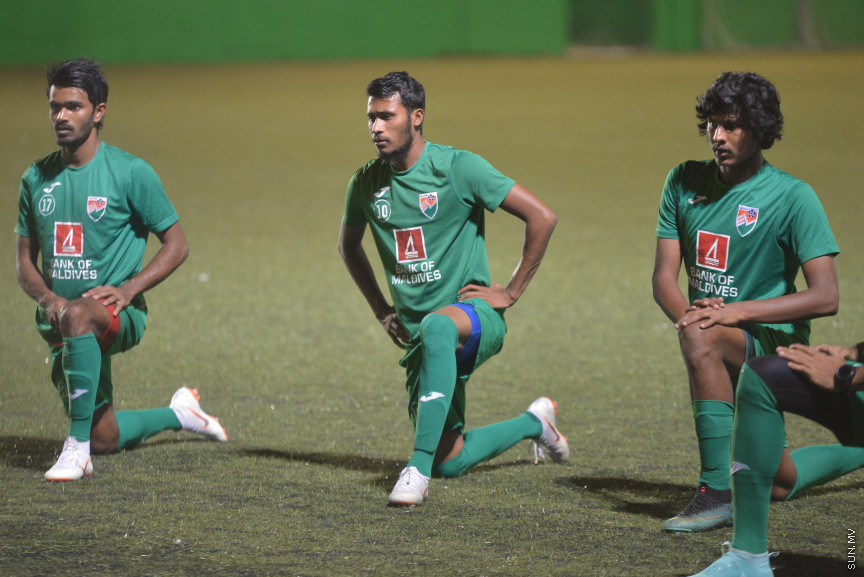 މިއަހަރުގެ ސާފް ޗެމްޕިއަންޝިޕަށް ގައުމީ ޓީމުގެ ފަރިތަކުރުން ތަކުގެ ތެރެއިން---ސަން ފޮޓޯ/ މުހައްމަދު އަފްރާހް