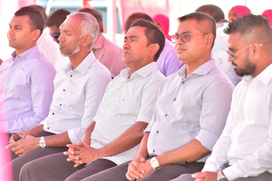އޮގަސްޓް 8، 2018: ރައީސް ޔާމީން ގއ. ވިލިނގިލި ރައްޔިތުންނާ ބައްދަލުކުރެއްވުން -- ފޮޓޯ/ ރައީސް އޮފީސް