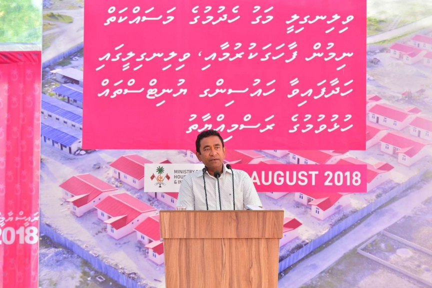 އޮގަސްޓް 8، 2018: ރައީސް ޔާމީން ގއ. ވިލިނގިލި ރައްޔިތުންނާ ބައްދަލުކުރެއްވުން -- ފޮޓޯ/ ރައީސް އޮފީސް