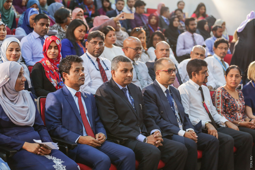 އޮގަސްޓް 12، 2018: "ތެވެލި 2018" ބައިނަލްއަގްވާމީ ރިސާޗް ކޮންފަރެންސް ފެށުން -- ސަން ފޮޓޯ/ ފަޔާޒު މޫސާ