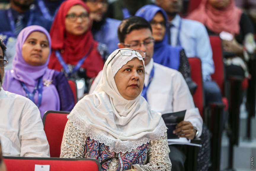 އޮގަސްޓް 12، 2018: "ތެވެލި 2018" ބައިނަލްއަގްވާމީ ރިސާޗް ކޮންފަރެންސް ފެށުން -- ސަން ފޮޓޯ/ ފަޔާޒު މޫސާ