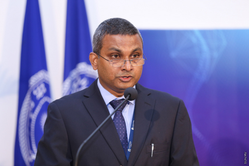 އޮގަސްޓް 12، 2018: "ތެވެލި 2018" ބައިނަލްއަގްވާމީ ރިސާޗް ކޮންފަރެންސް ފެށުން -- ސަން ފޮޓޯ/ ފަޔާޒު މޫސާ