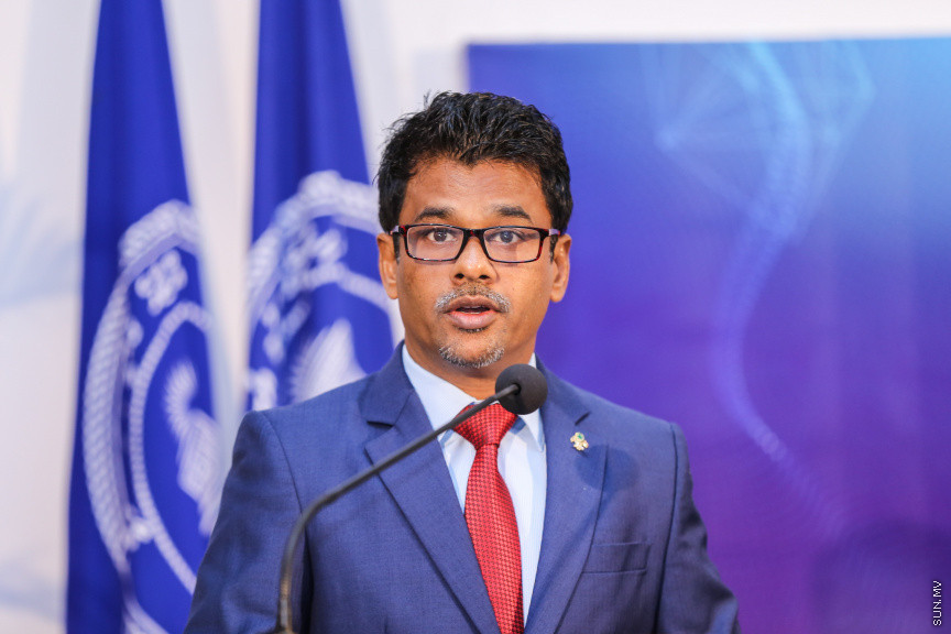 އޮގަސްޓް 12، 2018: "ތެވެލި 2018" ބައިނަލްއަގްވާމީ ރިސާޗް ކޮންފަރެންސް ފެށުން -- ސަން ފޮޓޯ/ ފަޔާޒު މޫސާ