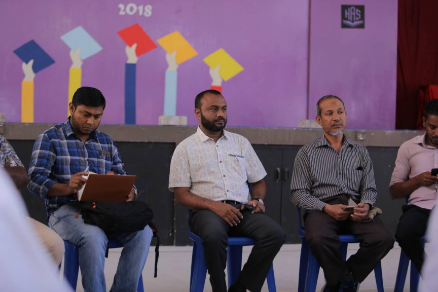 ރައީސް ޔާމީންއަށް ތާއީދު އިތުރުކުރެއްވުމަށް އެމަނިކުފާނުގެ ރަނިން މޭޓް ޑރ. މުހައްމަދު ޝަހީމް އަލީ ސައީދު ފުވައްމުލަކުގައި ކެންޕެއިން ކުރެއްވުން