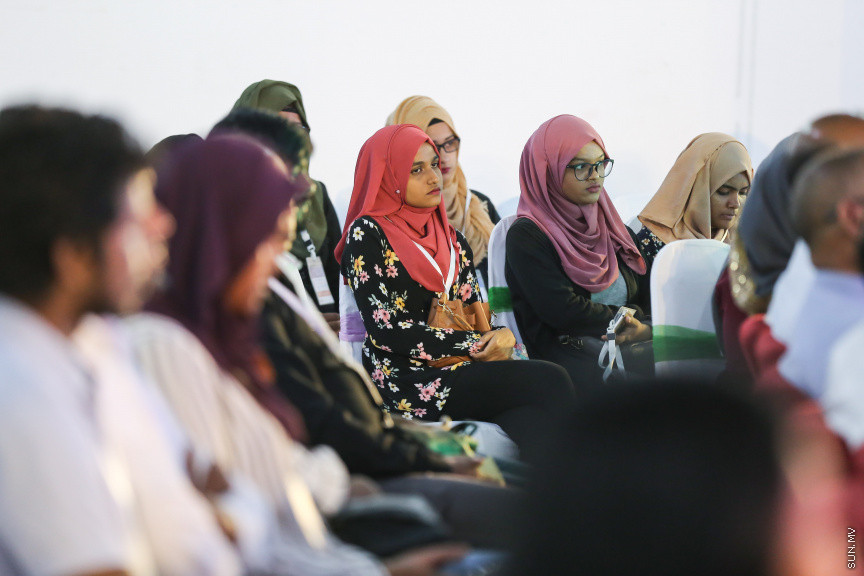 އޮގަސްޓް 28، 2018: ޔޫތު ފޯ ނޭޝަން ޓޯކް ފޯރަމް ހުޅުވުން -- ސަން ފޮޓޯ/ ފަޔާޒު މޫސާ