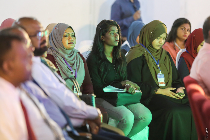 އޮގަސްޓް 28، 2018: ޔޫތު ފޯ ނޭޝަން ޓޯކް ފޯރަމް ހުޅުވުން -- ސަން ފޮޓޯ/ ފަޔާޒު މޫސާ