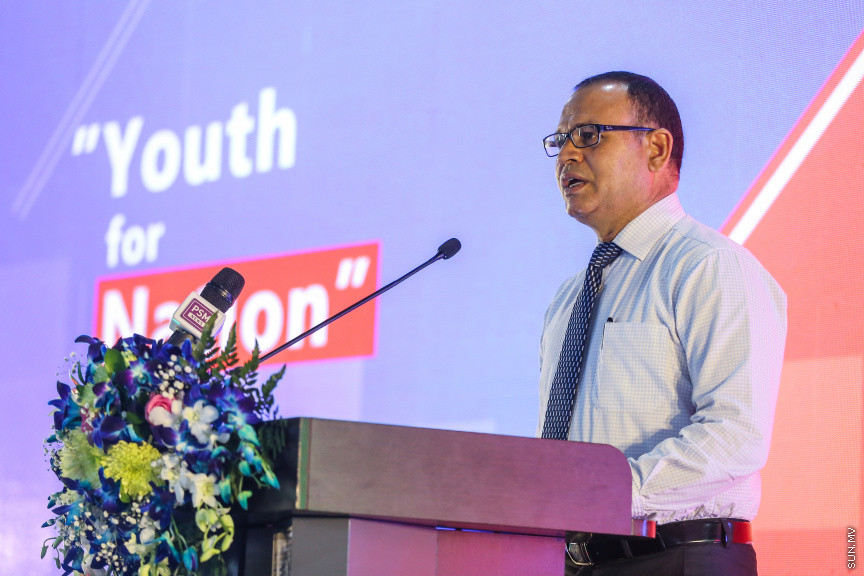 އޮގަސްޓް 28، 2018: ޔޫތު ފޯ ނޭޝަން ޓޯކް ފޯރަމް ހުޅުވުން -- ސަން ފޮޓޯ/ ފަޔާޒު މޫސާ
