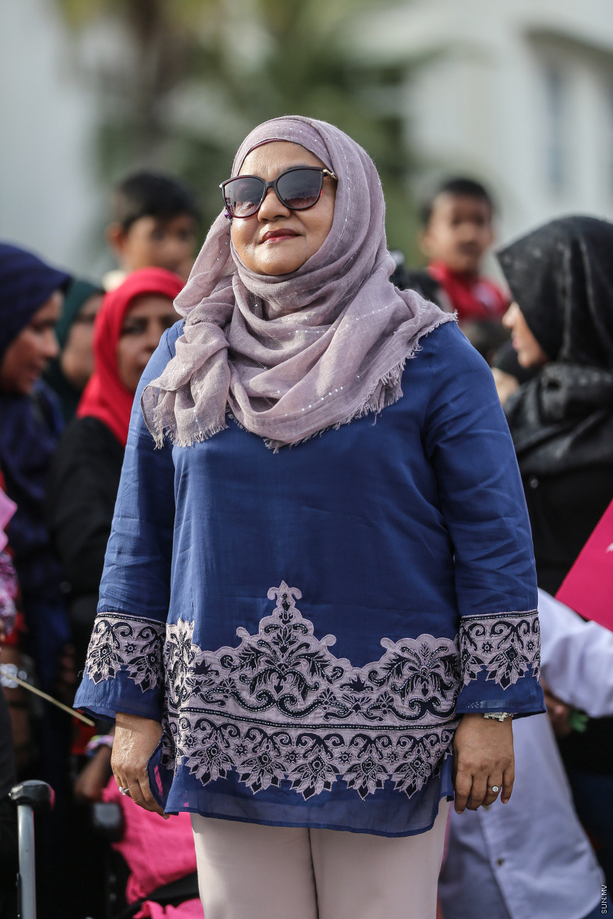 ސެޕްޓެމްބަރ 1، 2018: މާލެ/ހުޅުލެ ބުރިޖު (ސިނަމާލެބުރިޖު)  އާންމުންނަށް ދައްކާލުމުގެ ހަރަކާތްތަކުގެ ތެރެއިން -- ސަން ފޮޓޯ/ ފަޔާޒު މޫސާ