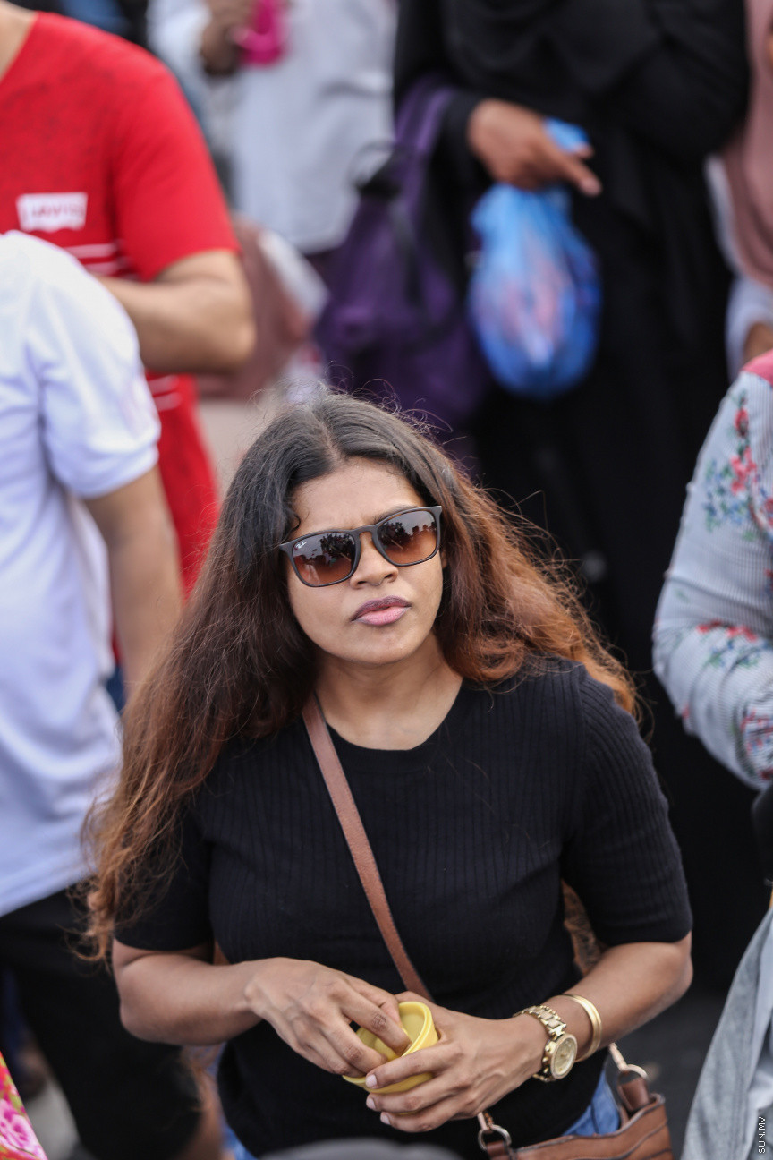 ސެޕްޓެމްބަރ 1، 2018: މާލެ/ހުޅުލެ ބުރިޖު (ސިނަމާލެބުރިޖު)  އާންމުންނަށް ދައްކާލުމުގެ ހަރަކާތްތަކުގެ ތެރެއިން -- ސަން ފޮޓޯ/ ފަޔާޒު މޫސާ