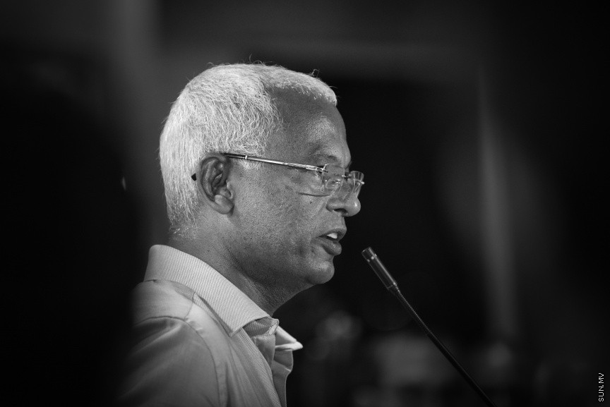 މިމަހުގެ 23 ގައި ބާއްވާ ރިޔާސީ އިންތިހާބަށް ކެންޕެއިން ކުރުމުގެ ގޮތުން  އިދިކޮޅު ކޯލިޝަން އިން މާލޭގައި ދެ ޖަގަހައެށް ހުޅުވުން -- ސަން ފޮޓޯ/  ފަޔާޒު މޫސާ