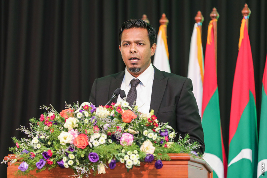 އޮކްޓޯބަރ 17، 2018: މައުލޫމާތު ހޯދައި ލިބިގަތުމުގެ ބައިނަލްއަގްވާމީ ދުވަސް ފާހަގަކުރުމުގެ ގޮތުން އިންފޮމޭޝަން ކޮމިޝަނަރުގެ އޮފީހުން ބޭއްވި ޖަލްސާގެ ތެރެއިން -- ސަން ފޮޓޯ/ ފަޔާޒު މޫސާ