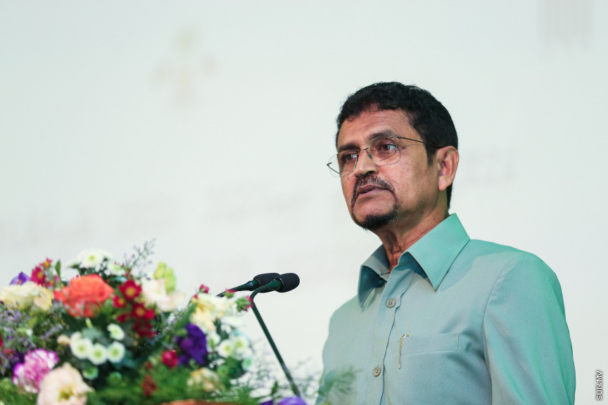 އޮކްޓޯބަރ 17، 2018: މައުލޫމާތު ހޯދައި ލިބިގަތުމުގެ ބައިނަލްއަގްވާމީ ދުވަސް ފާހަގަކުރުމުގެ ގޮތުން އިންފޮމޭޝަން ކޮމިޝަނަރުގެ އޮފީހުން ބޭއްވި ޖަލްސާގެ ތެރެއިން -- ސަން ފޮޓޯ/ ފަޔާޒު މޫސާ