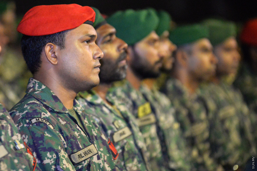3 ނޮވެންބަރު 2018 : އިސްލާމްދީނާއި ދިވެހި ގައުމުގެ ދިފާއުގައި ހަނގުރާމަކޮށް، ރާއްޖެއަށް ނަސްރު ހޯދައިދިން 3 ނޮވެމްބަރު 1988 ގެ ޝަހީދުންގެ ހަނދާނުގައި ފާހަގަކުރާ ނަސްރުގެ ދުވަސް ފާހަގަކުރުމަށް ބޭއްވި ޖަލްސާގެ ތެރެއިން --- ސަން ފޮޓޯ/ އަޙްމަދު އަވްޝަން އިލްޔާސް