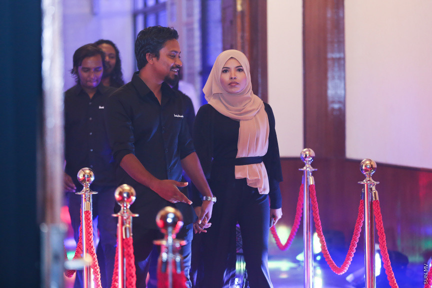 ނޮވެމްބަރ 12، 2018: މުނިފޫހިފިލުވުމުގެ ދާއިރާއަށް ބޮޑު އިންގިލާބެއް ގެނެސްދޭނެ އެޕްލިކޭޝަން "ބައިސްކޯފް" ލޯންޗުކުރުމަށް ދަރުބާރުގޭގައި ބޭއްވި ރަސްމިއްޔާތުގެ ތެރެއިން -- ސަން ފޮޓޯ/ ފަޔާޒު މޫސާ