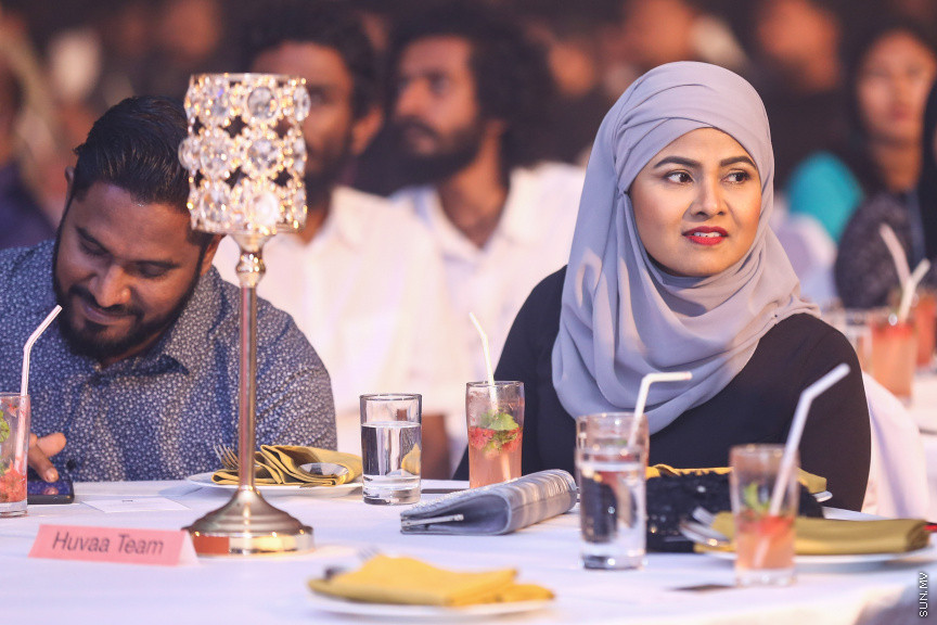 ނޮވެމްބަރ 12، 2018: މުނިފޫހިފިލުވުމުގެ ދާއިރާއަށް ބޮޑު އިންގިލާބެއް ގެނެސްދޭނެ އެޕްލިކޭޝަން "ބައިސްކޯފް" ލޯންޗުކުރުމަށް ދަރުބާރުގޭގައި ބޭއްވި ރަސްމިއްޔާތުގެ ތެރެއިން -- ސަން ފޮޓޯ/ ފަޔާޒު މޫސާ