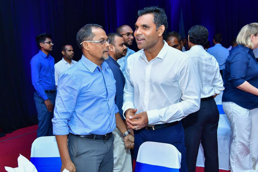 މަންތާ އެއާ ރަސްމީކޮށް ލޯންޗުކޮށް ބްރޭންޑް އެމްބެސެޑަރުން ކަޑައެޅޫމައް ރޭބޭއްވި ރަސްމިއްޔާތުގެ ތެރެއިން -- ފޮޓޯ/ ރައީސް އޮފީސް