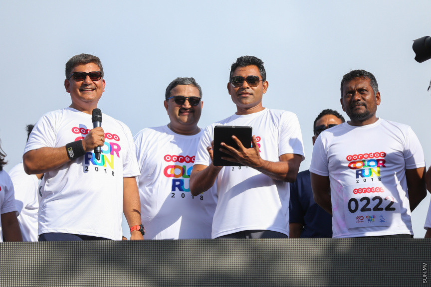 ނޮވެމްބަރ 23، 2018: އުރީދޫ ކަލާ ރަންގެ ތެރެއިން: 
މިއަހަރުގެ ދުވުމުގައި 5000އަށް ވުރެ ގިނަ މީހުން ބައިވެރިވި -- ސަން ފޮޓޯ/ ފަޔާޒު މޫސާ