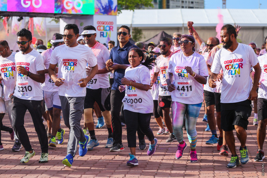 ނޮވެމްބަރ 23، 2018: އުރީދޫ ކަލާ ރަންގެ ތެރެއިން: 
މިއަހަރުގެ ދުވުމުގައި 5000އަށް ވުރެ ގިނަ މީހުން ބައިވެރިވި -- ސަން ފޮޓޯ/ ފަޔާޒު މޫސާ