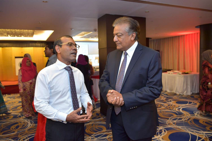 ޖަޕާނުގެ ގައުމީ ދުވަސް ފާހަގަ ކުރުމުގެ ގޮތުން ރޭ ބޭއްވި ރަސްމިތްޔާތުގެ ތެރެއިން-- ފޮޓޯ/ ރައީސް އޮފީސް