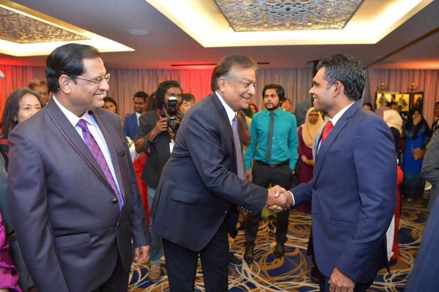 ޖަޕާނުގެ ގައުމީ ދުވަސް ފާހަގަ ކުރުމުގެ ގޮތުން ރޭ ބޭއްވި ރަސްމިތްޔާތުގެ ތެރެއިން-- ފޮޓޯ/ ރައީސް އޮފީސް