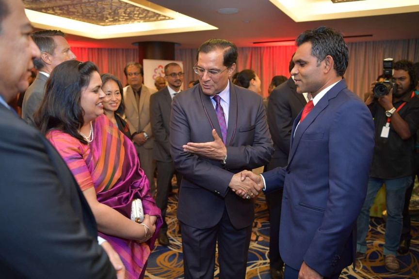 ޖަޕާނުގެ ގައުމީ ދުވަސް ފާހަގަ ކުރުމުގެ ގޮތުން ރޭ ބޭއްވި ރަސްމިތްޔާތުގެ ތެރެއިން-- ފޮޓޯ/ ރައީސް އޮފީސް