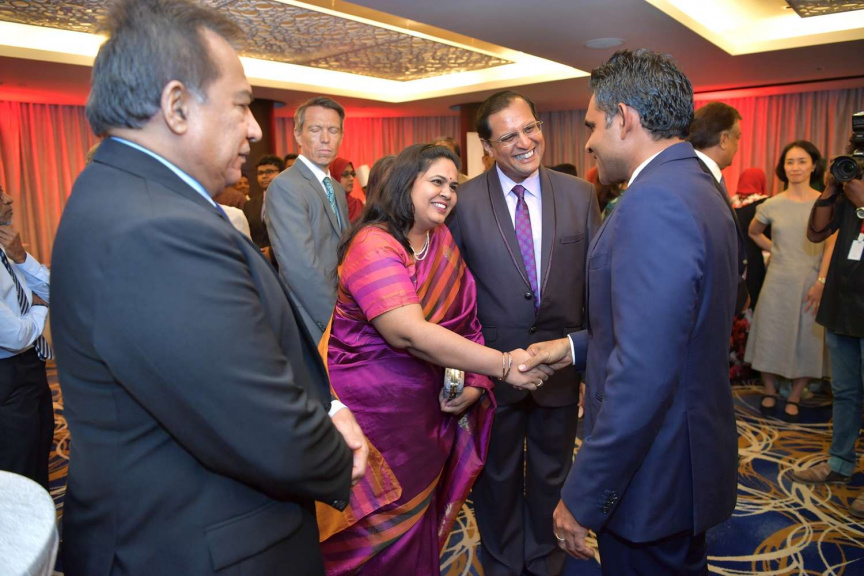 ޖަޕާނުގެ ގައުމީ ދުވަސް ފާހަގަ ކުރުމުގެ ގޮތުން ރޭ ބޭއްވި ރަސްމިތްޔާތުގެ ތެރެއިން-- ފޮޓޯ/ ރައީސް އޮފީސް