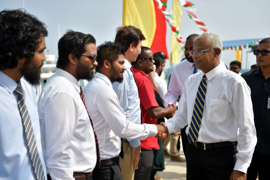 ޑިސެމްބަރ 10، 2018: ރައީސް ސޯލިހު އއ. އުކުޅަހަށް ވަޑައިގަތުނ -- ފޮޓޯ/ ރައީސް އޮފީސް