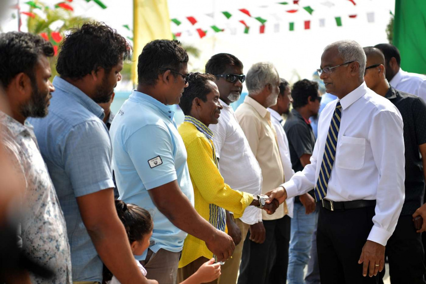 ޑިސެމްބަރ 10، 2018: ރައީސް ސޯލިހު އއ. އުކުޅަހަށް ވަޑައިގަތުނ -- ފޮޓޯ/ ރައީސް އޮފީސް
