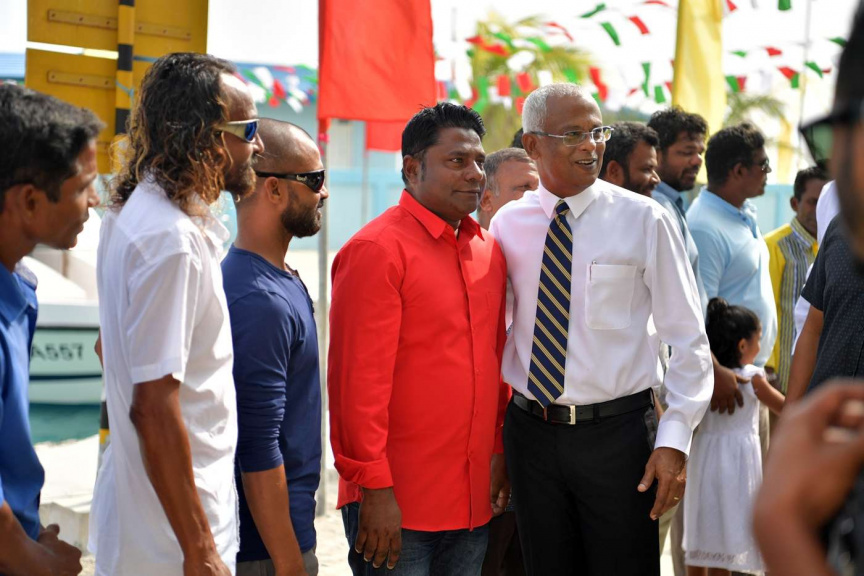 ޑިސެމްބަރ 10، 2018: ރައީސް ސޯލިހު އއ. އުކުޅަހަށް ވަޑައިގަތުނ -- ފޮޓޯ/ ރައީސް އޮފީސް