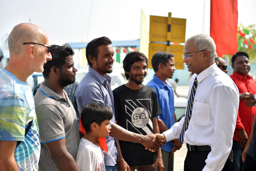 ޑިސެމްބަރ 10، 2018: ރައީސް ސޯލިހު އއ. އުކުޅަހަށް ވަޑައިގަތުނ -- ފޮޓޯ/ ރައީސް އޮފީސް
