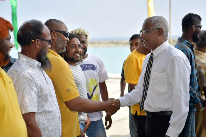 ޑިސެމްބަރ 10، 2018: ރައީސް ސޯލިހު އއ. އުކުޅަހަށް ވަޑައިގަތުނ -- ފޮޓޯ/ ރައީސް އޮފީސް