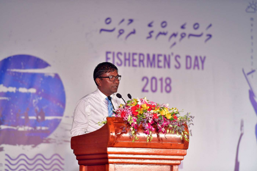 މަސްވެރިންގެ ދުވަސް ފާހަގަކުރުމުގެ ގޮތުން ބޭއްވެވި މަސްވެރިންގެ ދުވަހުގެ ރަސްމީ ޖަލްސާގެ ތެރެއިން -- ފޮޓޯ/ ރައީސް އޮފީސް