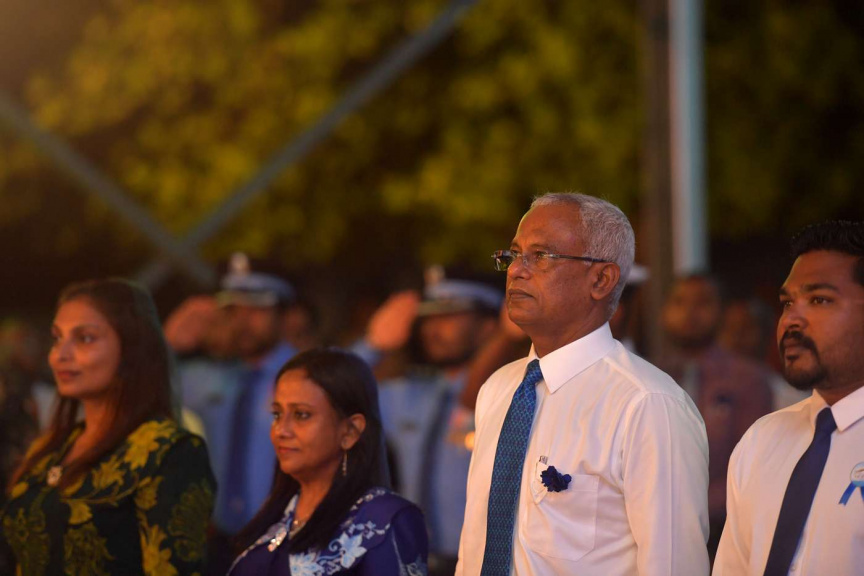 މަސްވެރިންގެ ދުވަސް ފާހަގަކުރުމުގެ ގޮތުން ބޭއްވެވި މަސްވެރިންގެ ދުވަހުގެ ރަސްމީ ޖަލްސާގެ ތެރެއިން -- ފޮޓޯ/ ރައީސް އޮފީސް