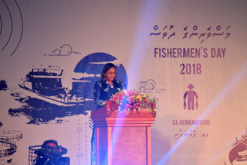މަސްވެރިންގެ ދުވަސް ފާހަގަކުރުމުގެ ގޮތުން ބޭއްވެވި މަސްވެރިންގެ ދުވަހުގެ ރަސްމީ ޖަލްސާގެ ތެރެއިން -- ފޮޓޯ/ ރައީސް އޮފީސް