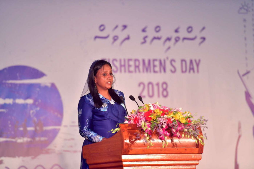 މަސްވެރިންގެ ދުވަސް ފާހަގަކުރުމުގެ ގޮތުން ބޭއްވެވި މަސްވެރިންގެ ދުވަހުގެ ރަސްމީ ޖަލްސާގެ ތެރެއިން -- ފޮޓޯ/ ރައީސް އޮފީސް
