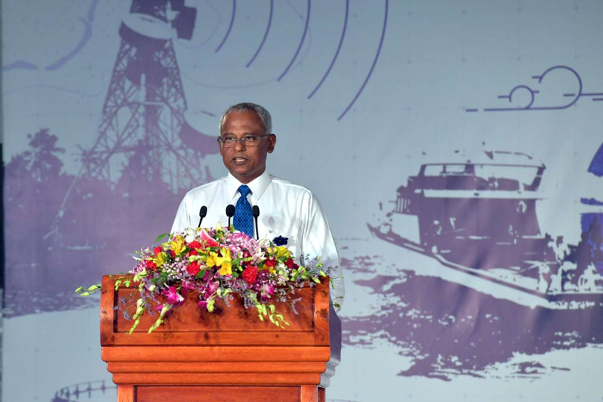 މަސްވެރިންގެ ދުވަސް ފާހަގަކުރުމުގެ ގޮތުން ބޭއްވެވި މަސްވެރިންގެ ދުވަހުގެ ރަސްމީ ޖަލްސާގެ ތެރެއިން -- ފޮޓޯ/ ރައީސް އޮފީސް