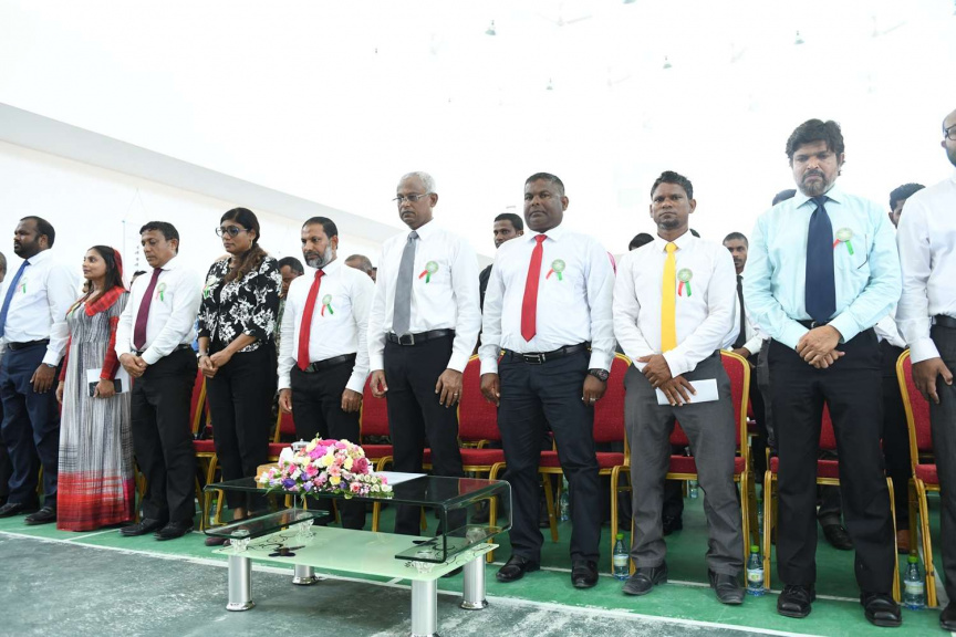 ދިވެހީންގެ އެއްބައިވަންތަކަމުގެ ދުވަހުގެ ރަސްމީ ޖަލްސާ -- ފޮޓޯ/ ރައީސް އޮފީސް