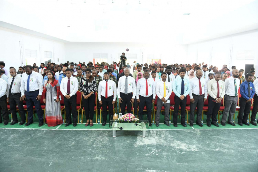 ދިވެހީންގެ އެއްބައިވަންތަކަމުގެ ދުވަހުގެ ރަސްމީ ޖަލްސާ -- ފޮޓޯ/ ރައީސް އޮފީސް