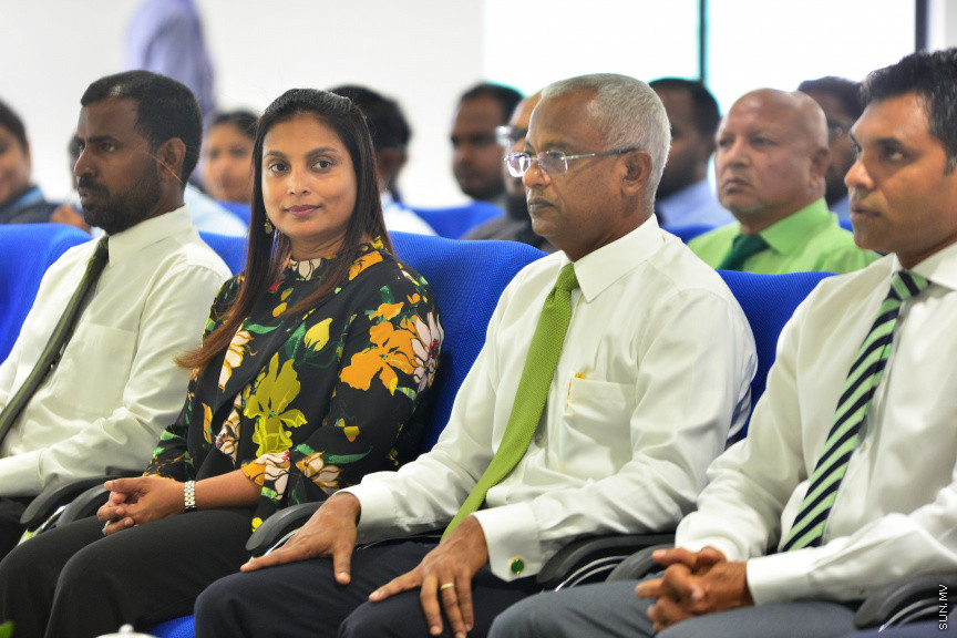 "ހުރަވީ" ސްކޫލު ހުޅުވައިދިނުމުގެ ރަސްމިއްޔާތުގެ ތެރެއިން--- ސަން ފޮޓޯ/ އަހުމަދު އަވްޝަން އިލްޔާސް