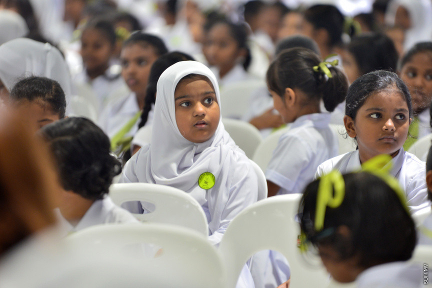 "ހުރަވީ" ސްކޫލު ހުޅުވައިދިނުމުގެ ރަސްމިއްޔާތުގެ ތެރެއިން--- ސަން ފޮޓޯ/ އަހުމަދު އަވްޝަން އިލްޔާސް