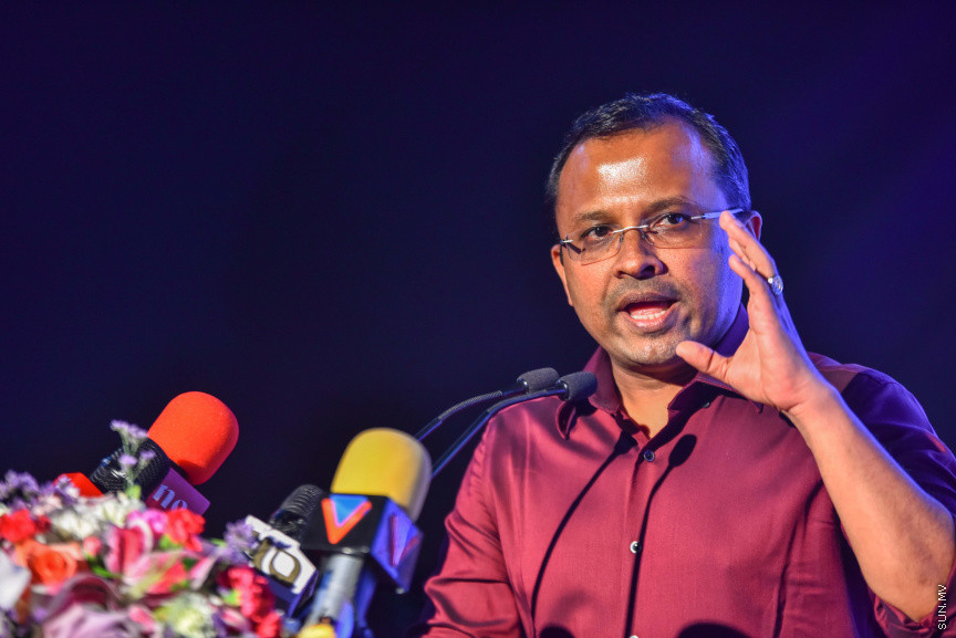 ޖެނުއަރީ 17، 2019: ކާނަލް ނާޒިމްގެ މަޖިލިސް ކެމްޕެއިން ރަސްމީކޮށް ފެށުން -- ސަން ފޮޓޯ/ ފަޔާޒު މޫސާ